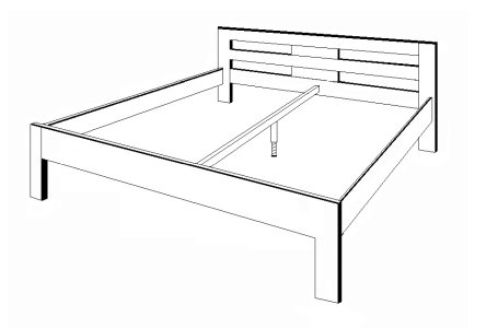 (obrázek pro) Postel Libra Masiv 80x200 cm